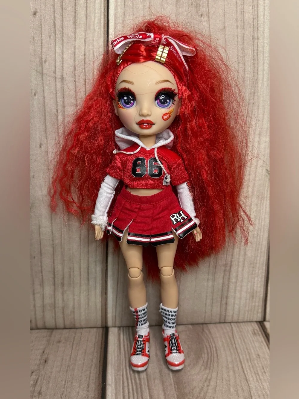 Rainbow High Cheer Ruby Anderson Cheerleader Fashion Doll 11